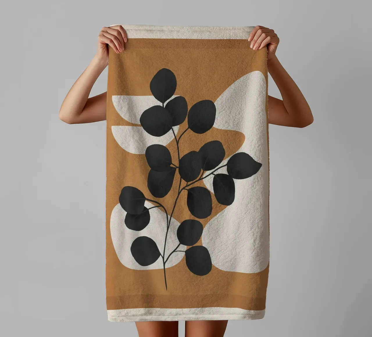 Minimalist Abstract Art Branch 5 asciugamano da bagno da Nadjaa