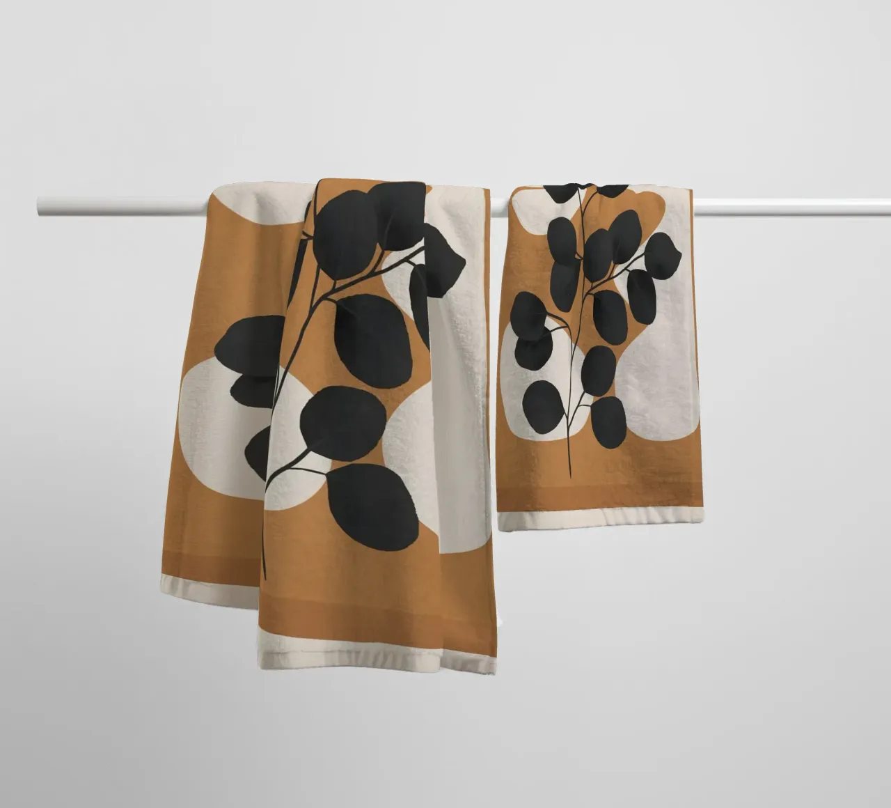 Minimalist Abstract Art Branch 5 asciugamano da bagno da Nadjaa