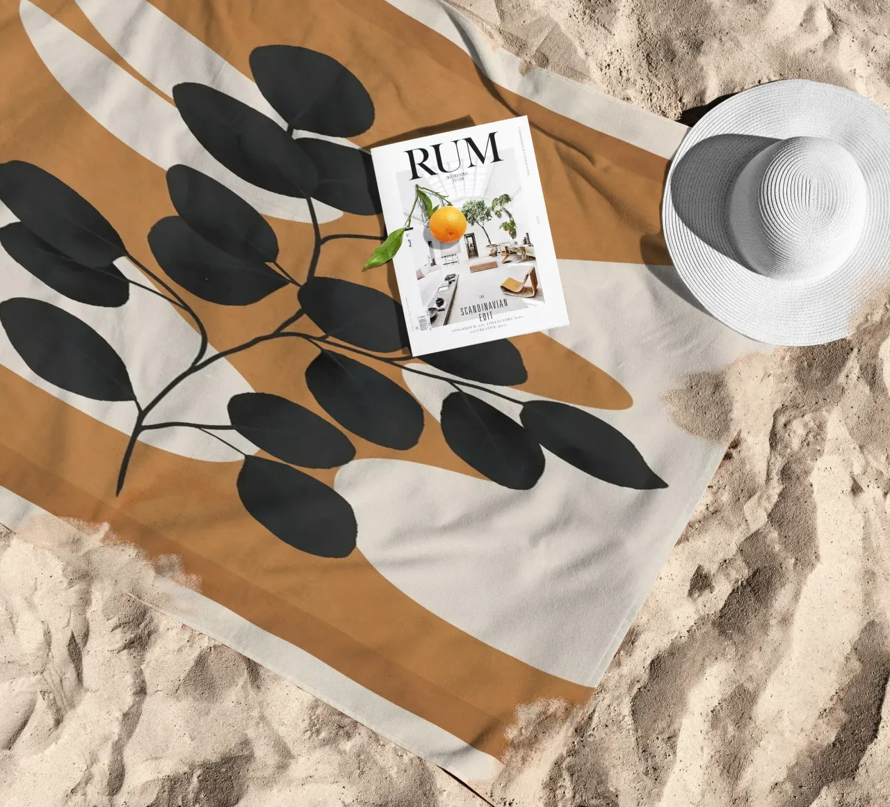 Minimalist Abstract Art Branch 5 telo mare da Nadjaa