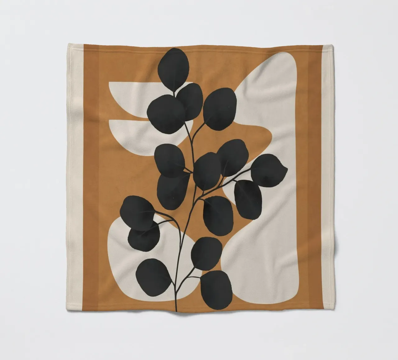 Minimalist Abstract Art Branch 5 coperta in pile da Nadjaa