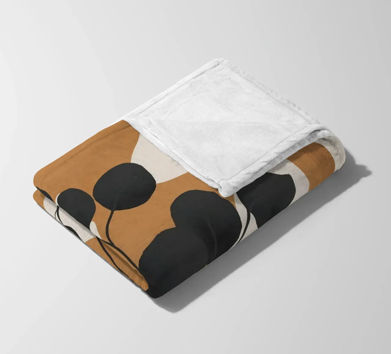 Minimalist Abstract Art Branch 5 coperta in pile da Nadjaa