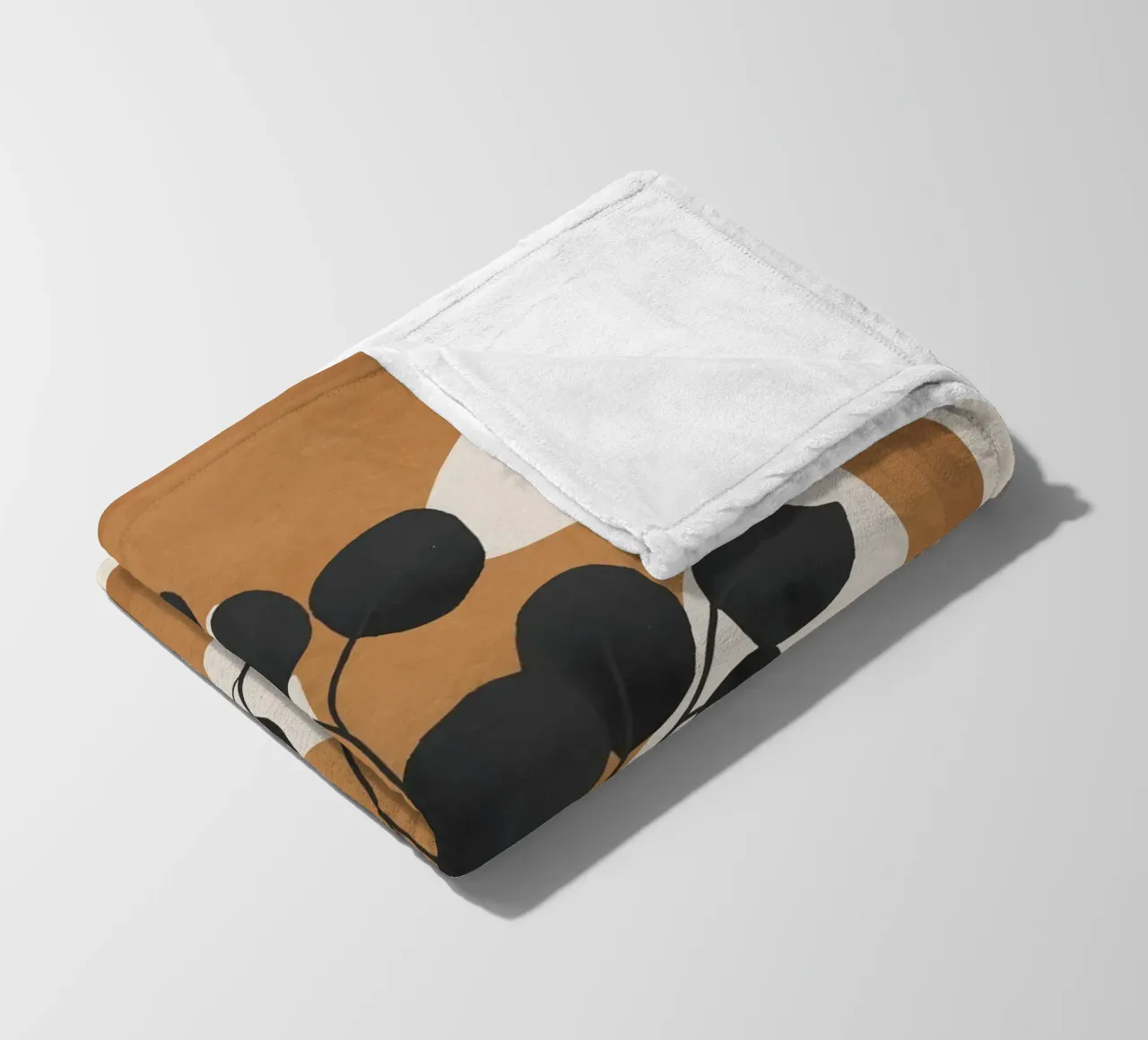 Minimalist Abstract Art Branch 5 coperta in pile da Nadjaa