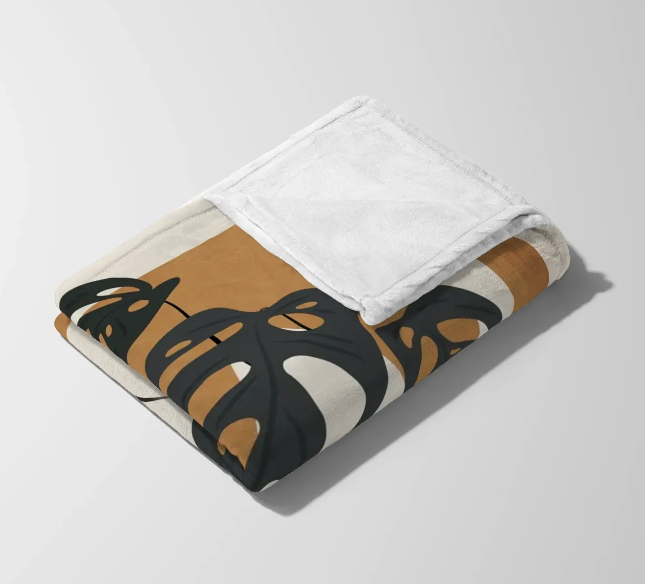 Minimalist Abstract Art Branch 6 coperta in pile da Nadjaa