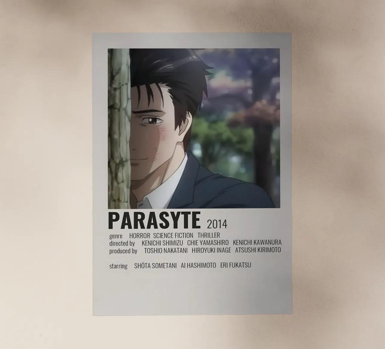PARASYTE  2014 pellicola backlit da Totoya