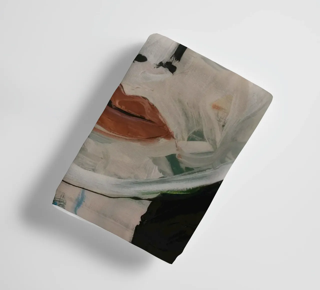 Bold Abstract Face towel by Lunar Templar