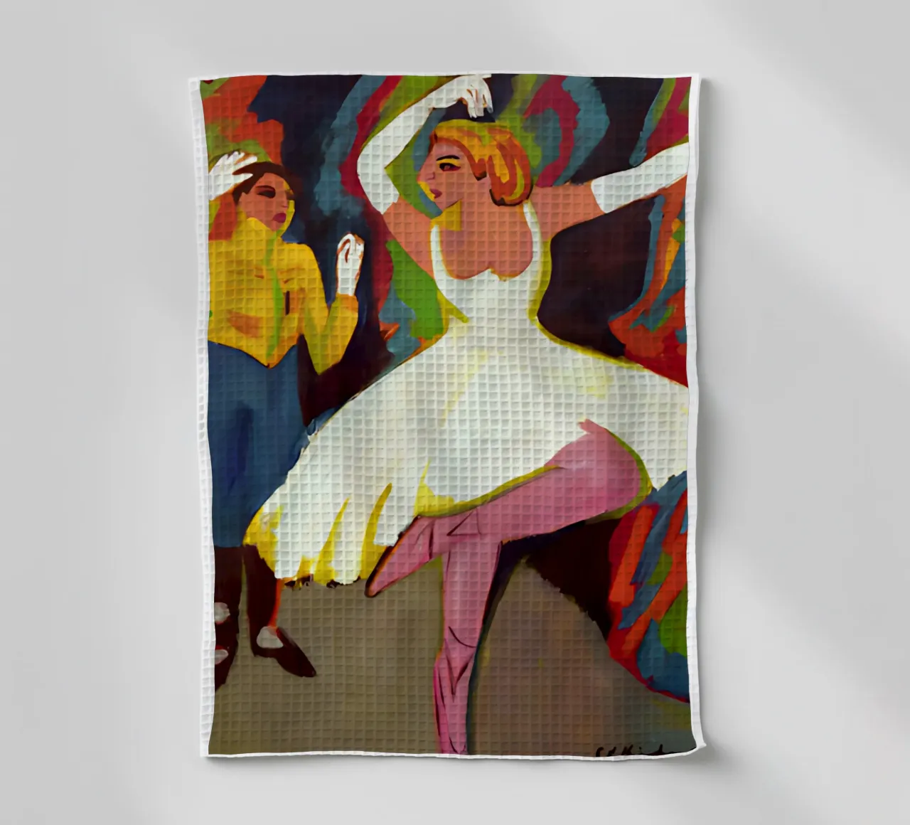 Ernst Ludwig Kirchner - Ballerina russa canovaccio da cucina da tokovictory