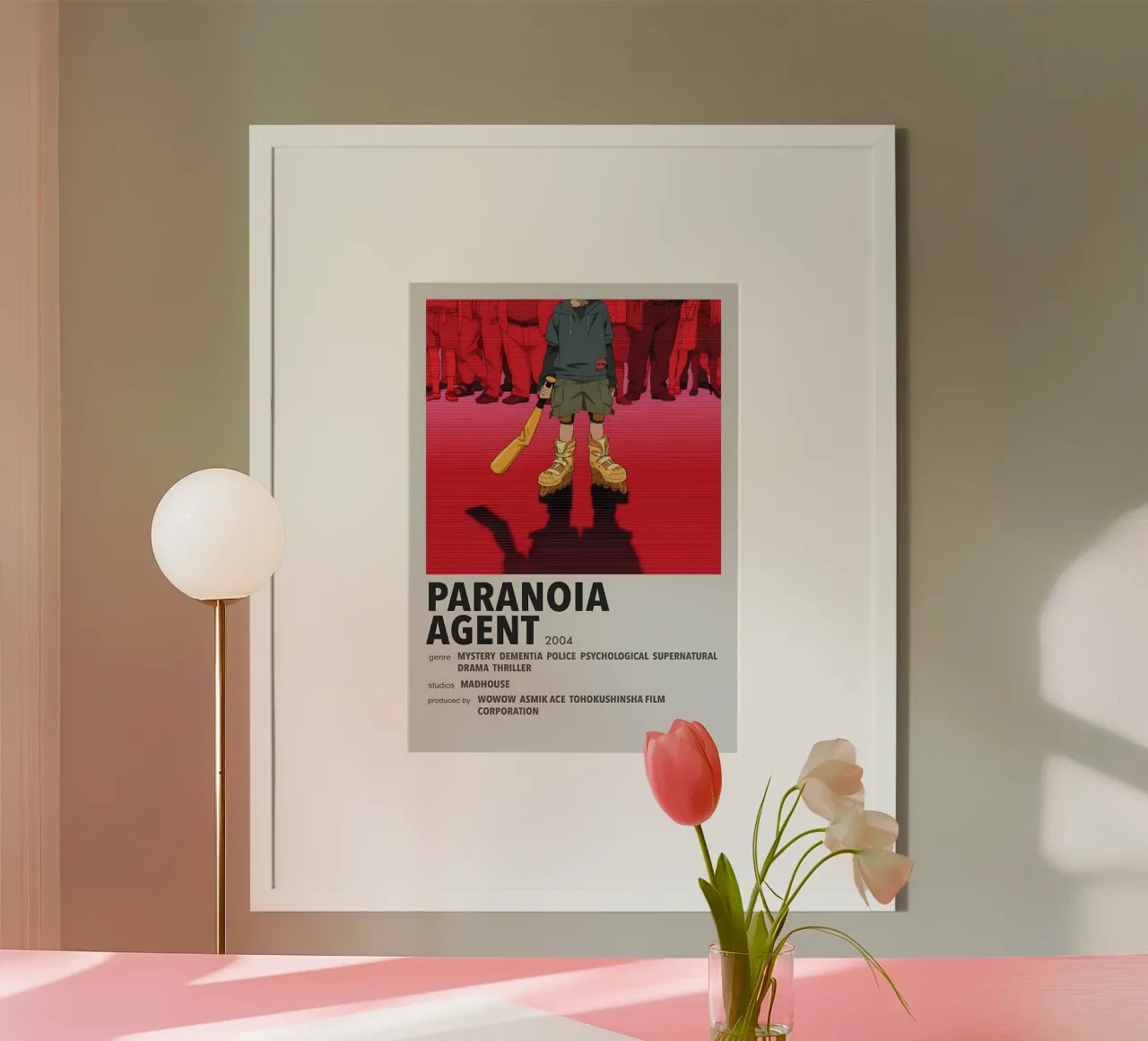 PARANOIA AGENT 2004 poster da Totoya