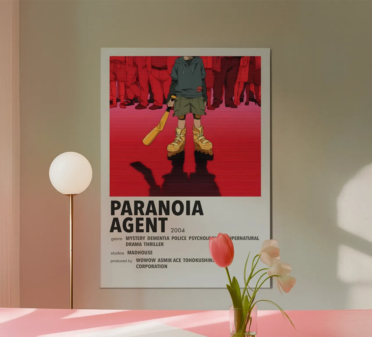 PARANOIA AGENT 2004 poster da Totoya