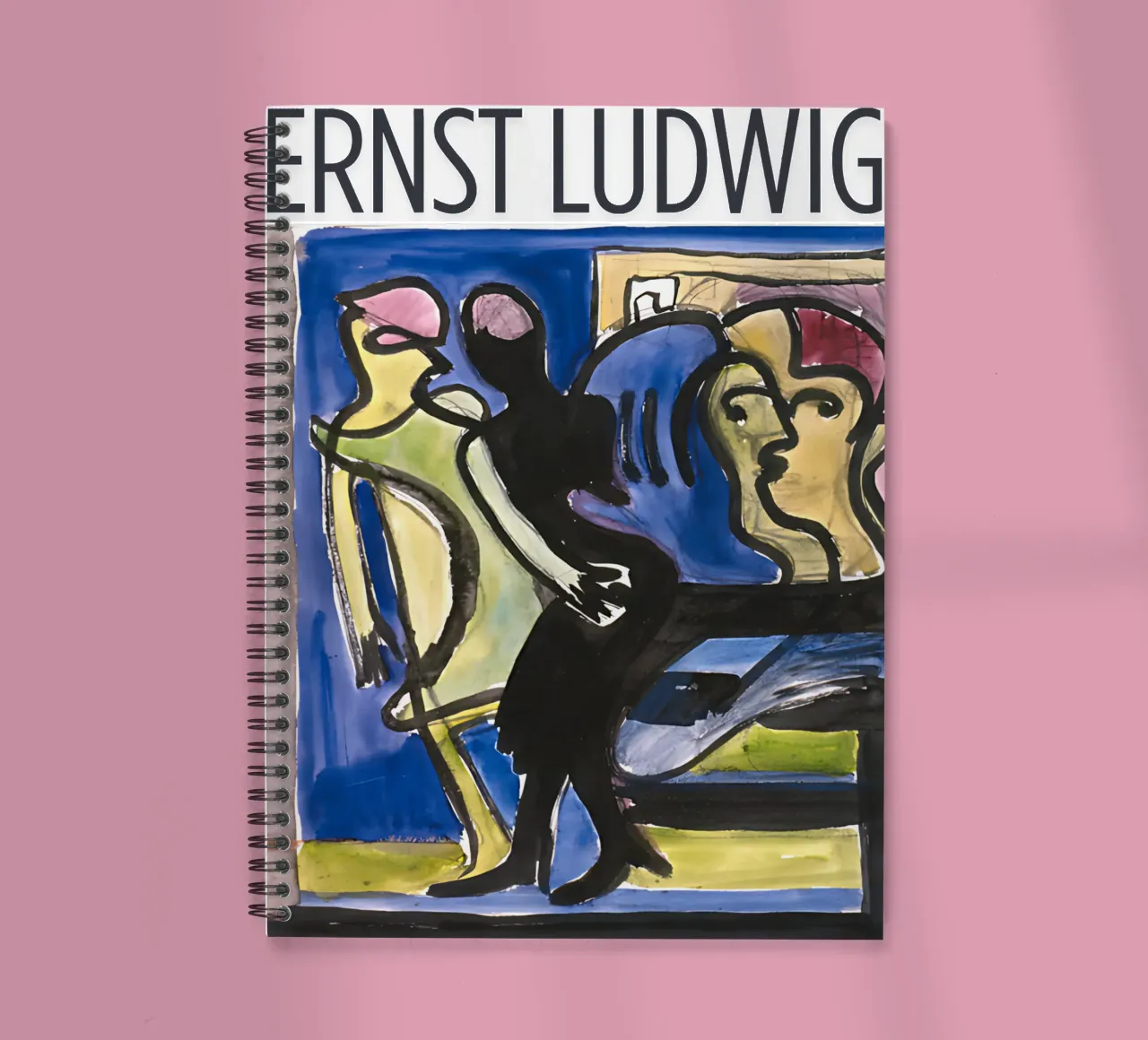 Ernst Ludwig Kirchner - View into a Cafe Ringbuch von tokovictory