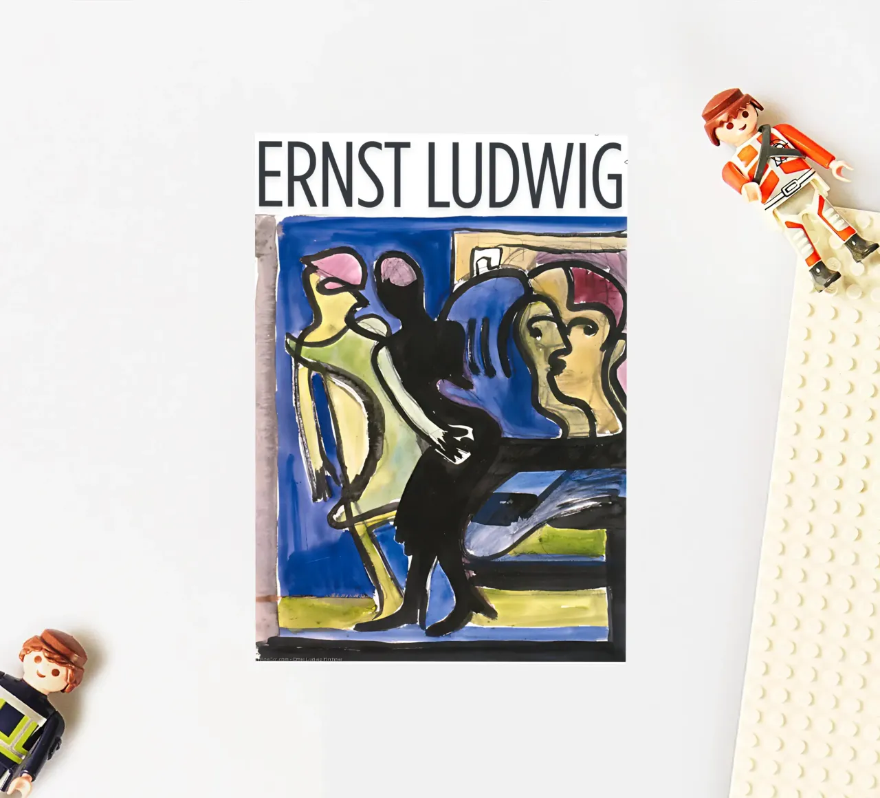 Ernst Ludwig Kirchner - Vue dans un café autocollant de tokovictory