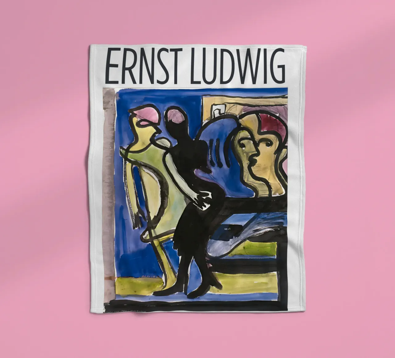 Ernst Ludwig Kirchner - View into a Cafe Fleecedecke von tokovictory