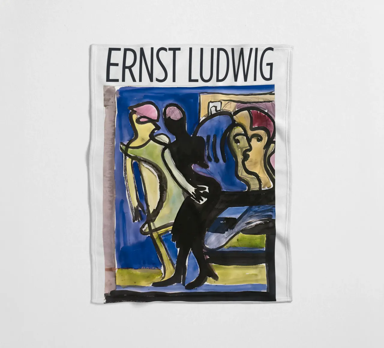 Ernst Ludwig Kirchner - View into a Cafe Fleecedecke von tokovictory