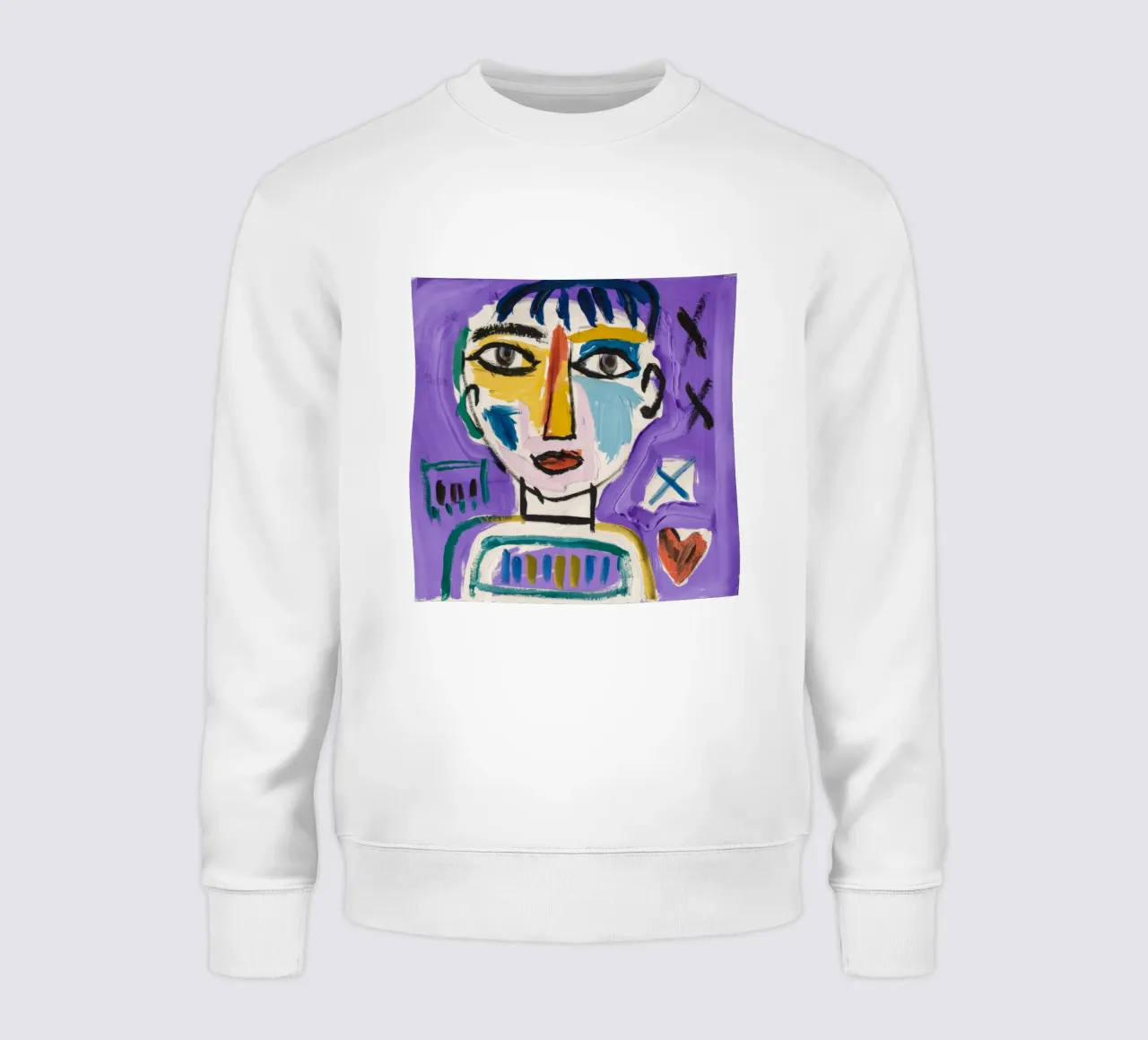Simplistic Abstract Character sweatshirt by Lunar Templar