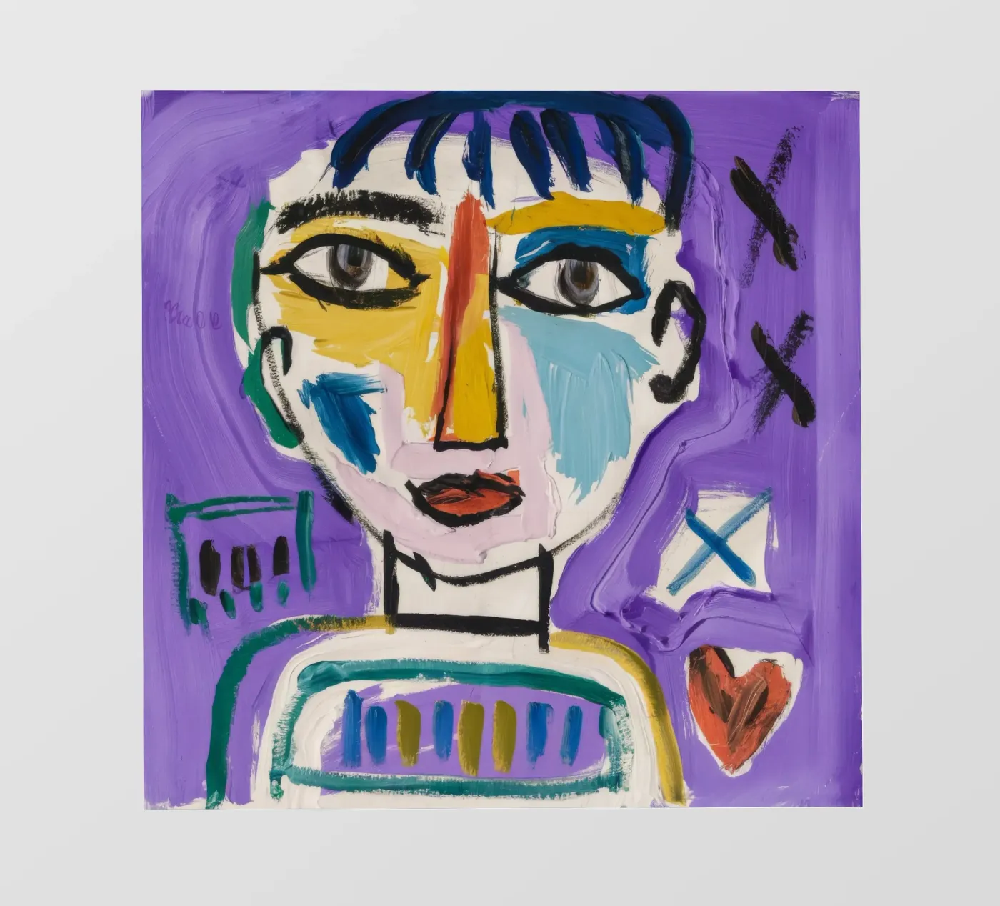 Simplistic Abstract Character fotobehang van Lunar Templar