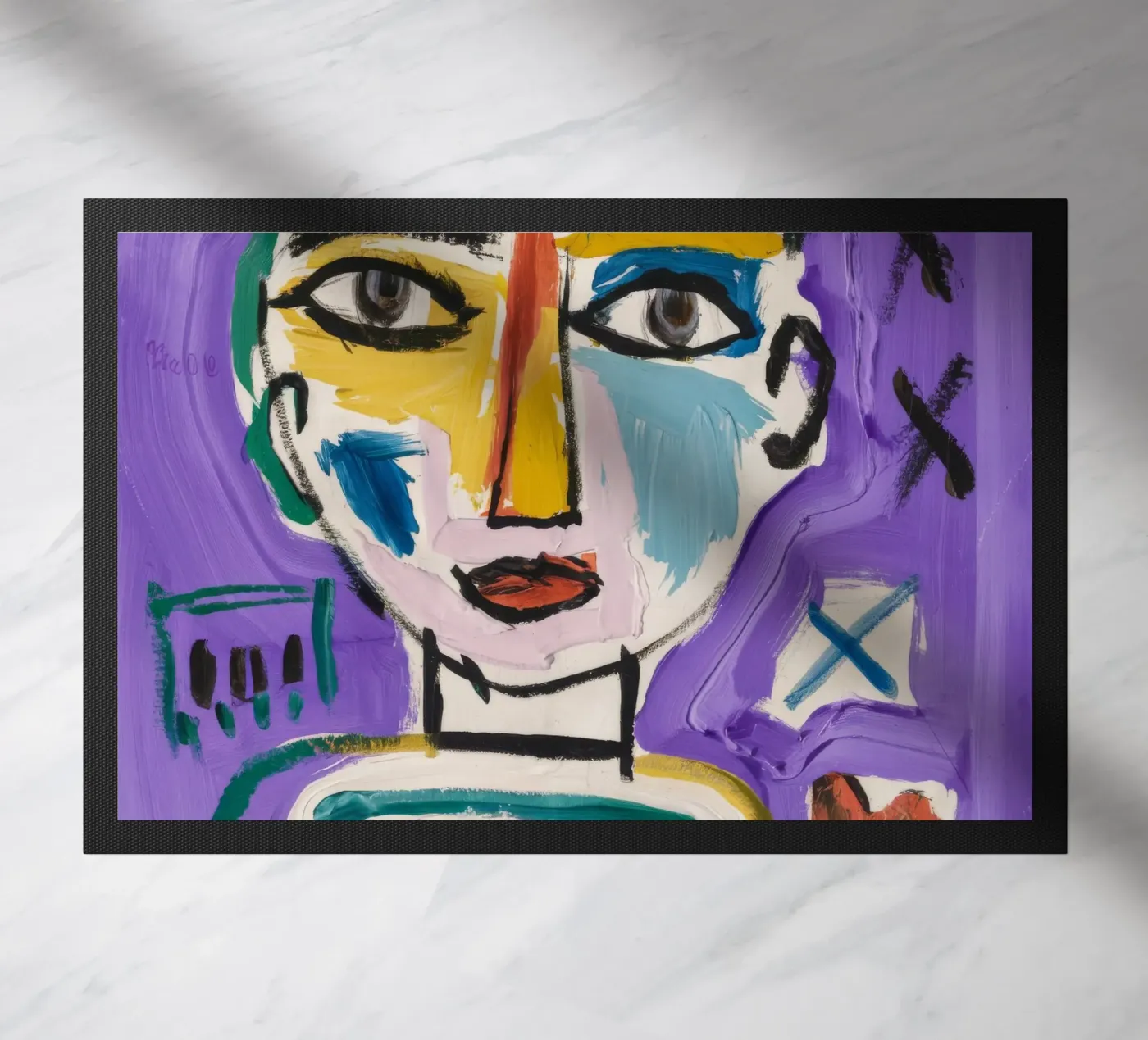 Caractère abstrait simpliste paillasson de Lunar Templar