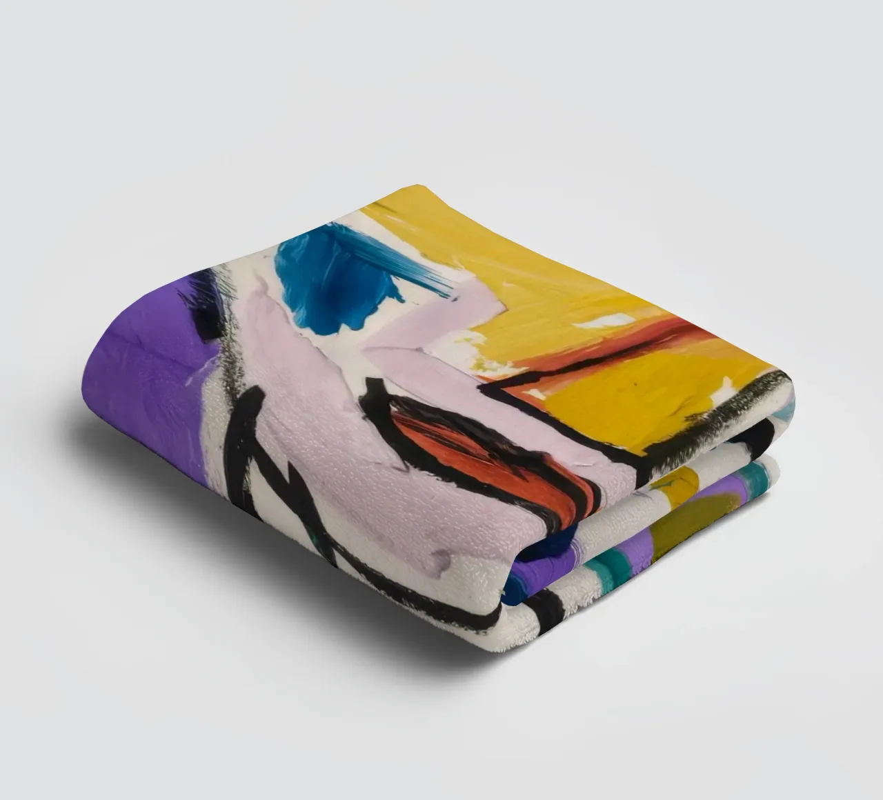 Simplistic Abstract Character towel by Lunar Templar