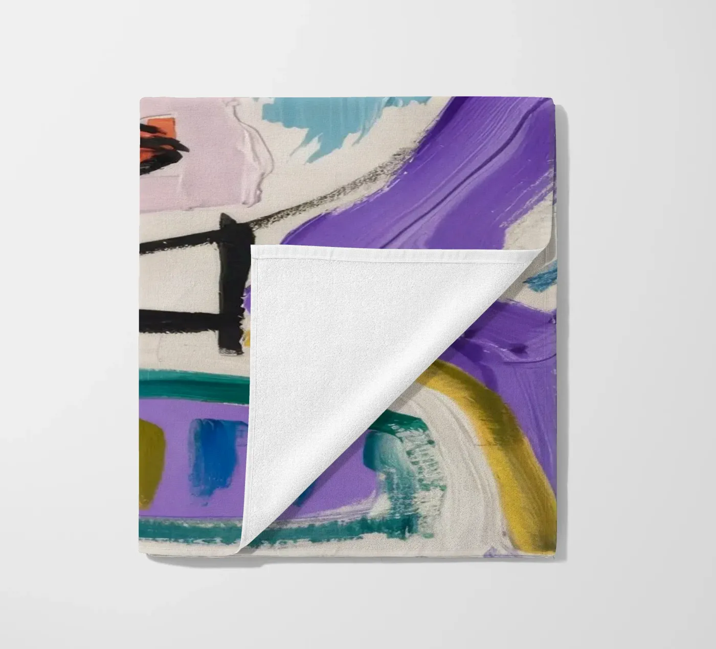 Simplistic Abstract Character strandhanddoek van Lunar Templar