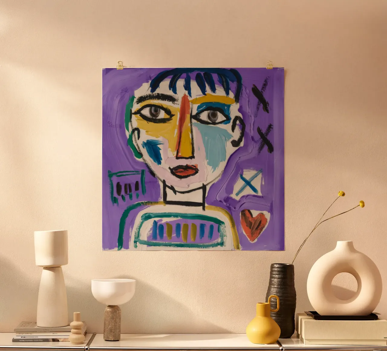 Carattere astratto e semplicistico poster da Lunar Templar