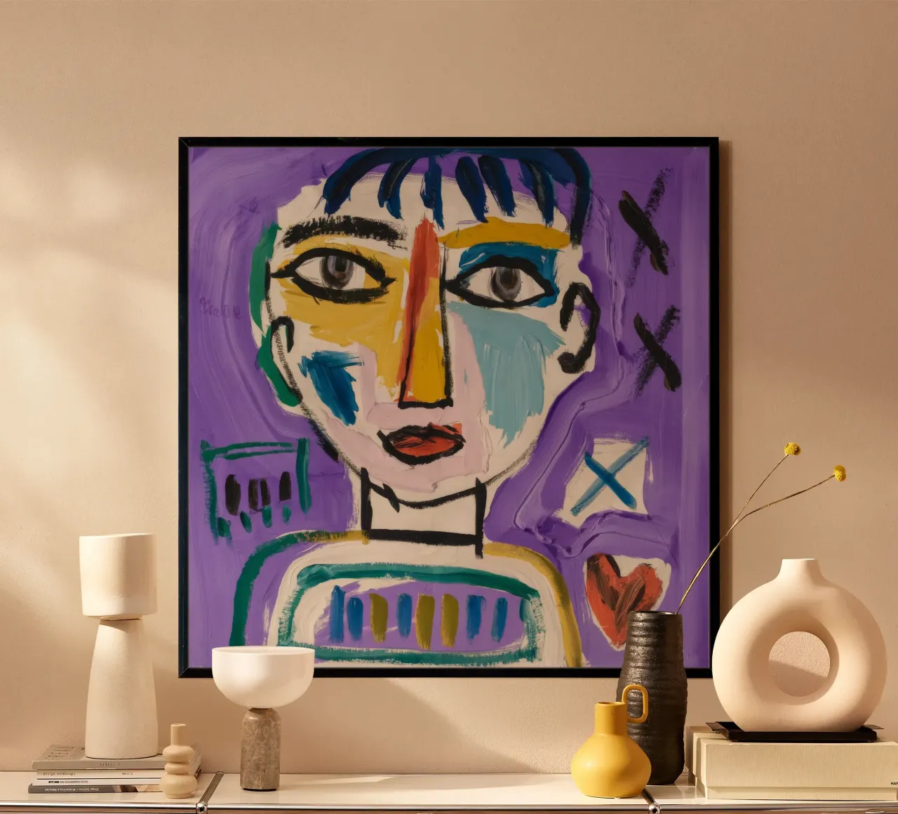 Carattere astratto e semplicistico poster da Lunar Templar