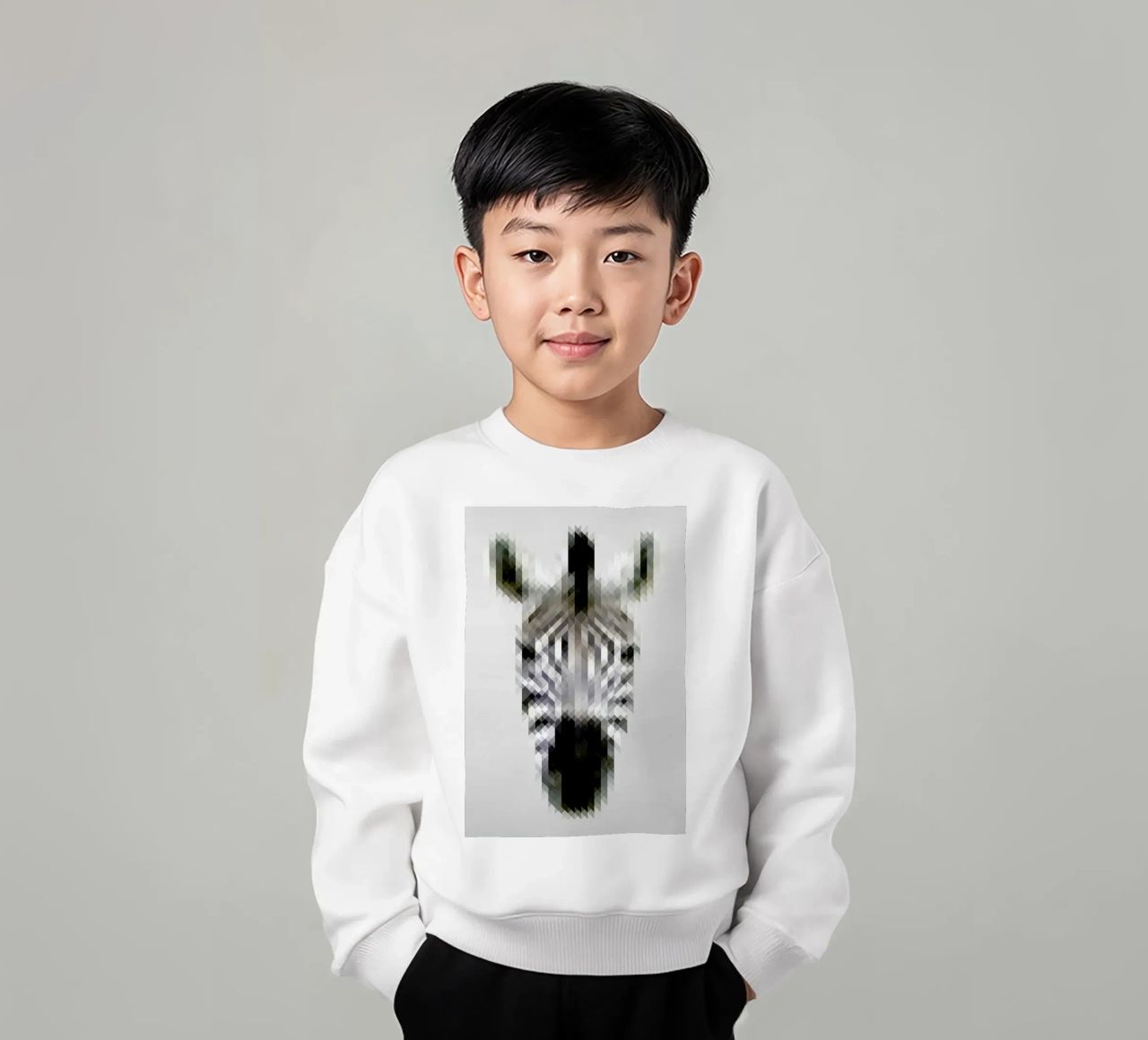 Zebra felpa bambino da Nur Mut