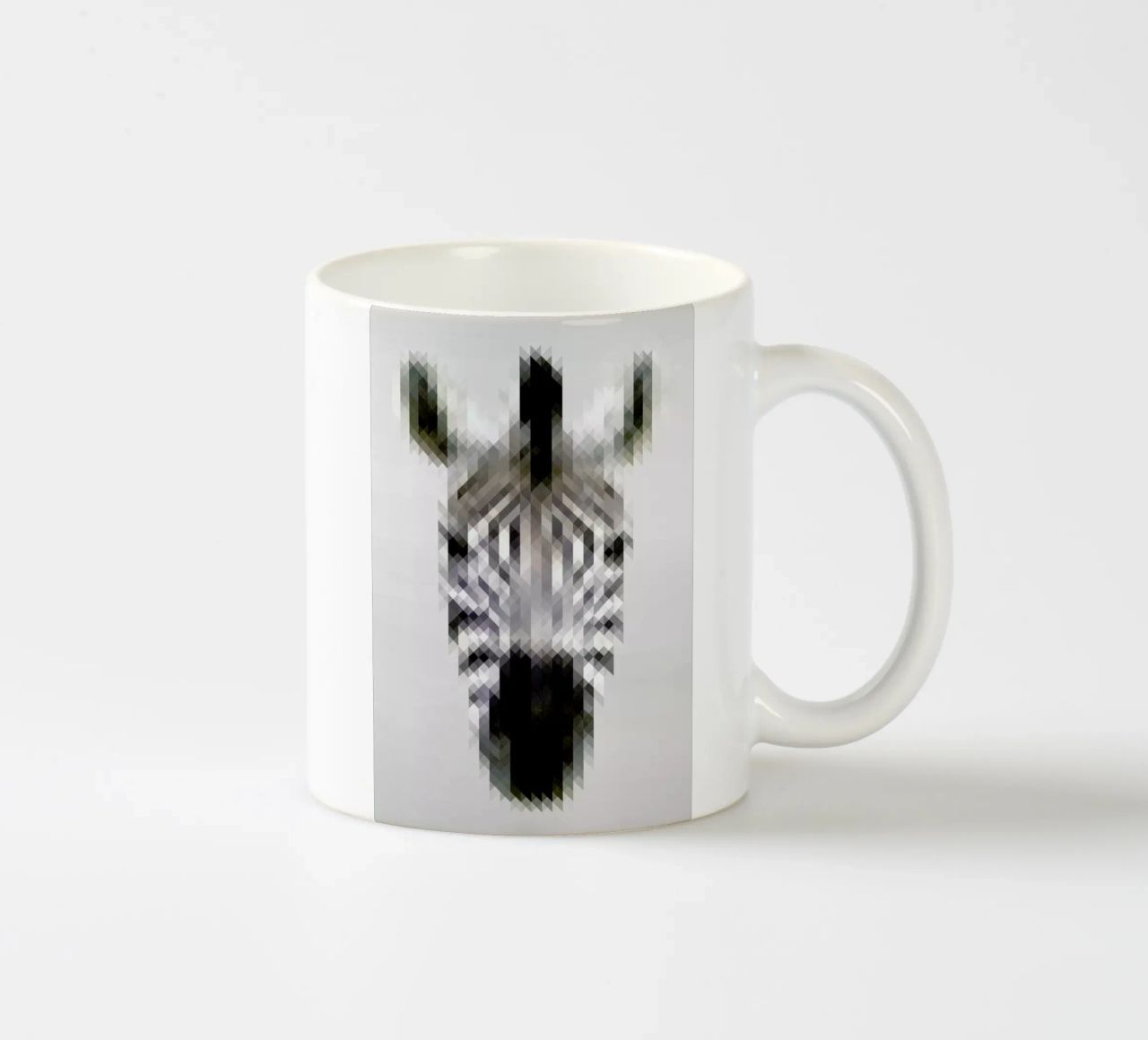 Zebra tazza in ceramica da Nur Mut