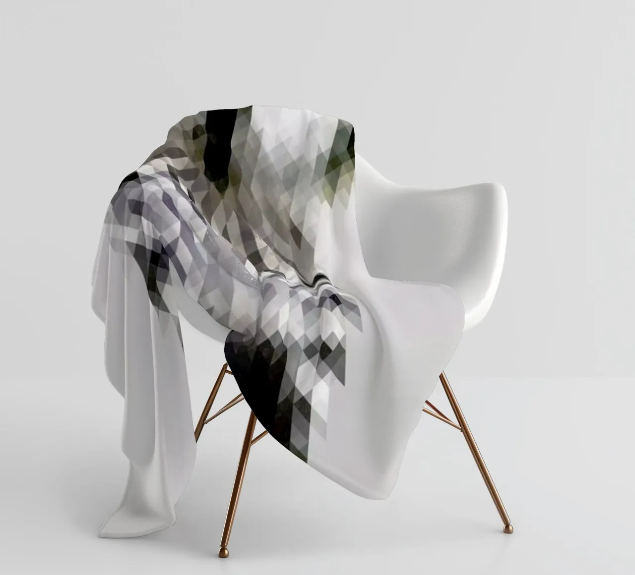 Zebra fleece blanket by Nur Mut