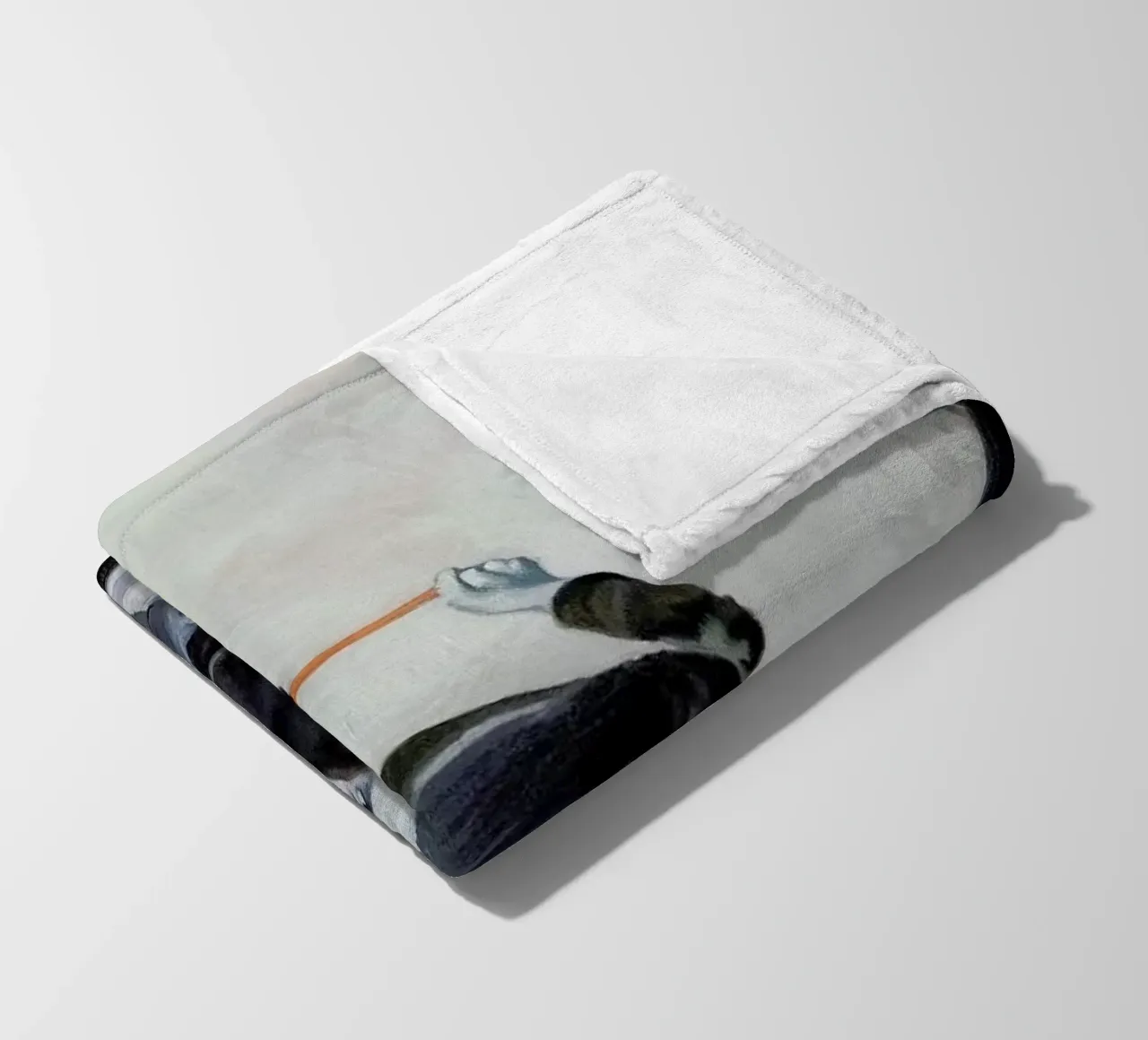 Die Arbeit der Zeit- Johnny Trotz und die Quadratur des Kreises fleece blanket by Alexandra Bolzer