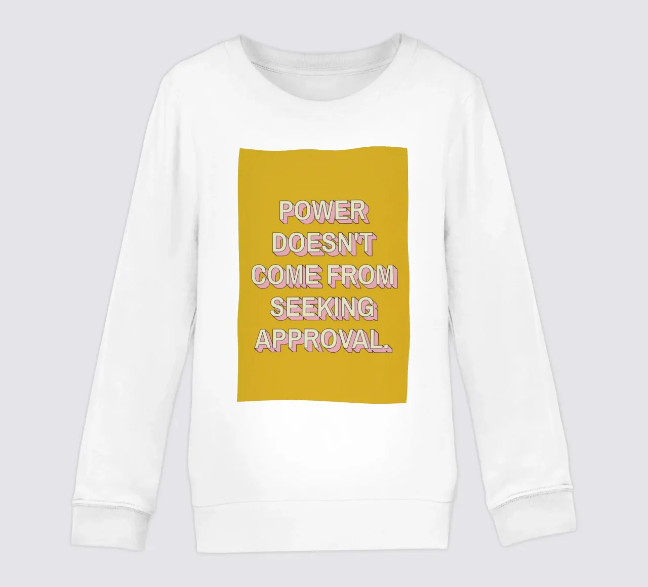 Power Isn't Approval felpa bambino da Studio One