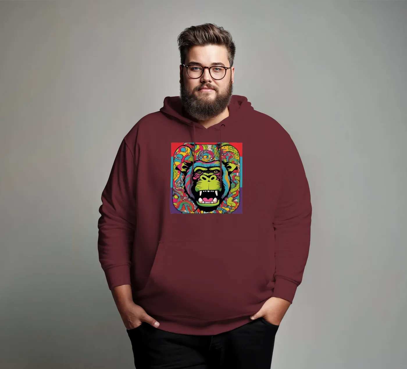 Monkey circus hoodie by CASTILO
