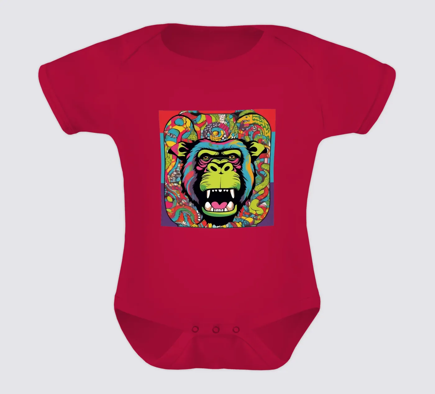 Apen circus babyrompertje korte mouwen van CASTILO