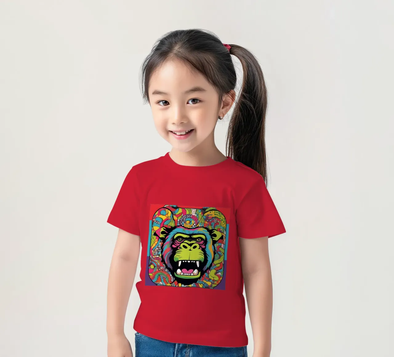 Apen circus kinder t-shirt van CASTILO