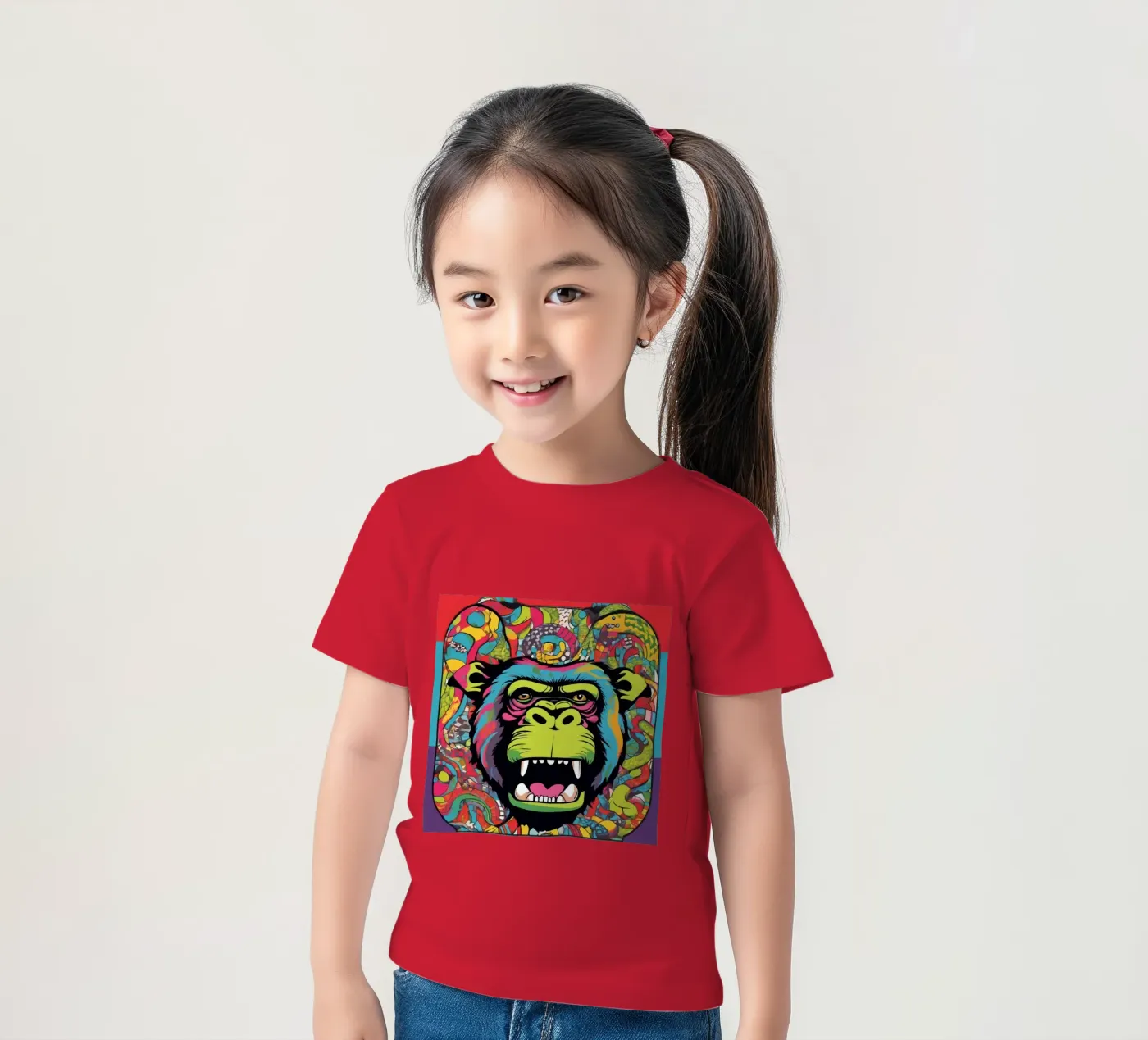 Apen circus kinder t-shirt van CASTILO