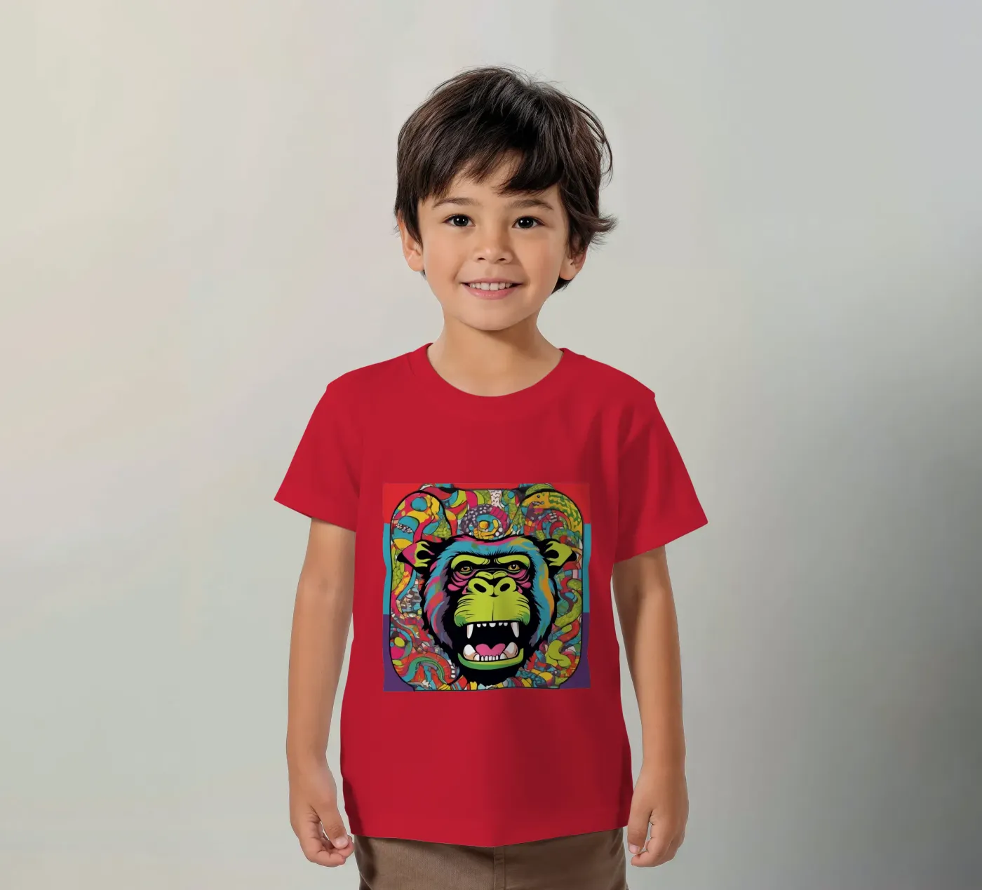 Apen circus kinder t-shirt van CASTILO