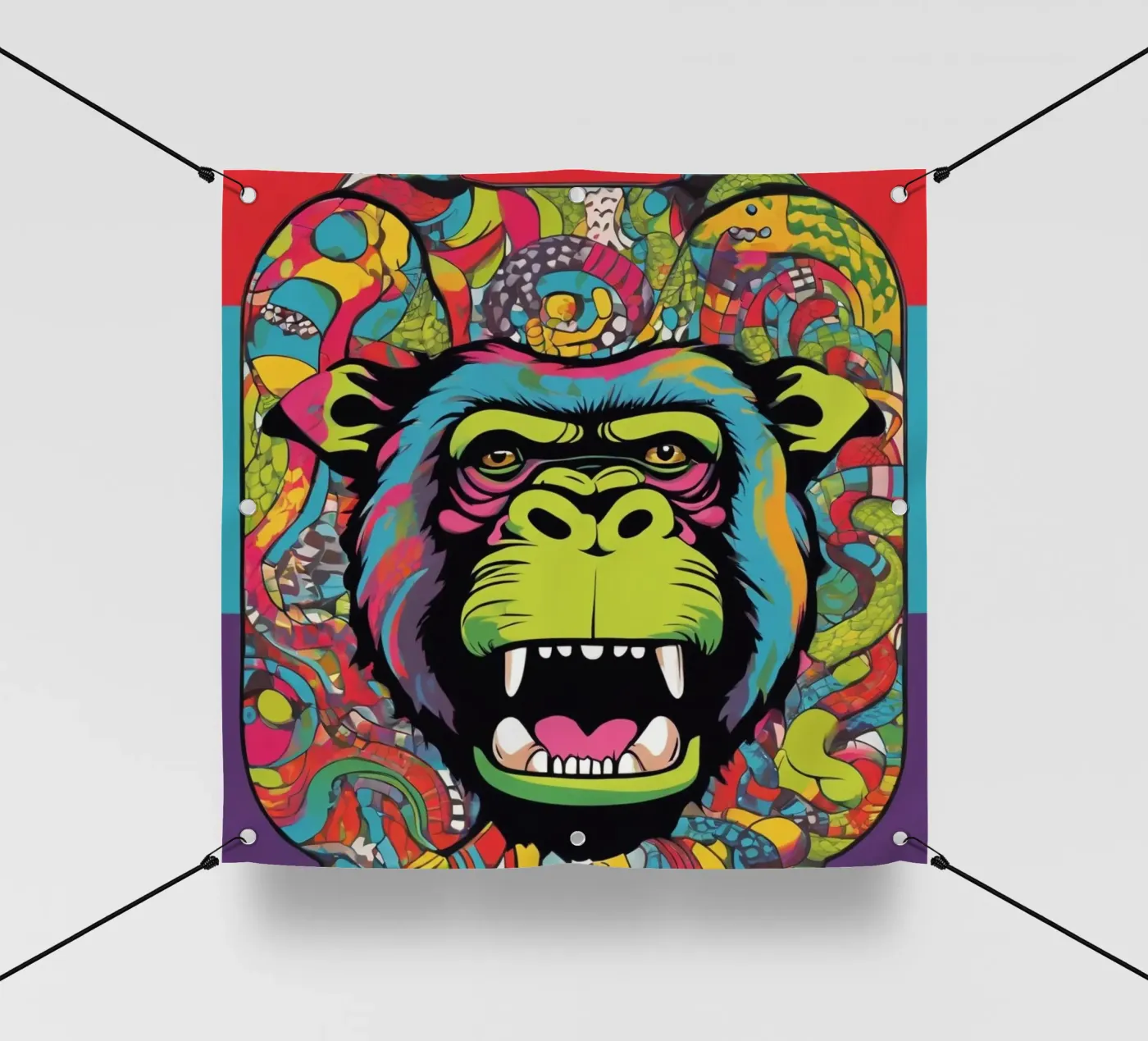 Circo delle scimmie telo in pvc da CASTILO