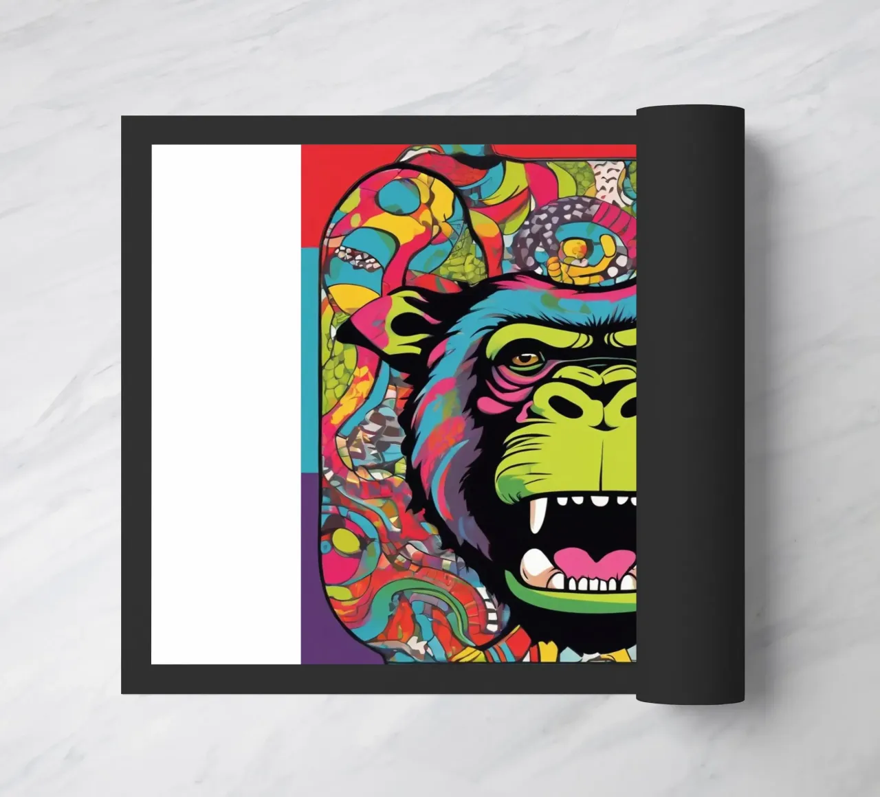 Monkey circus doormat by CASTILO