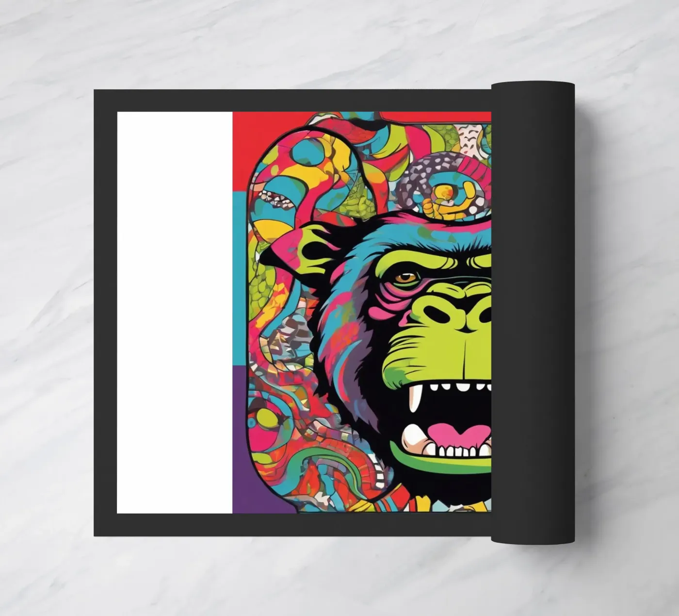 Monkey circus doormat by CASTILO