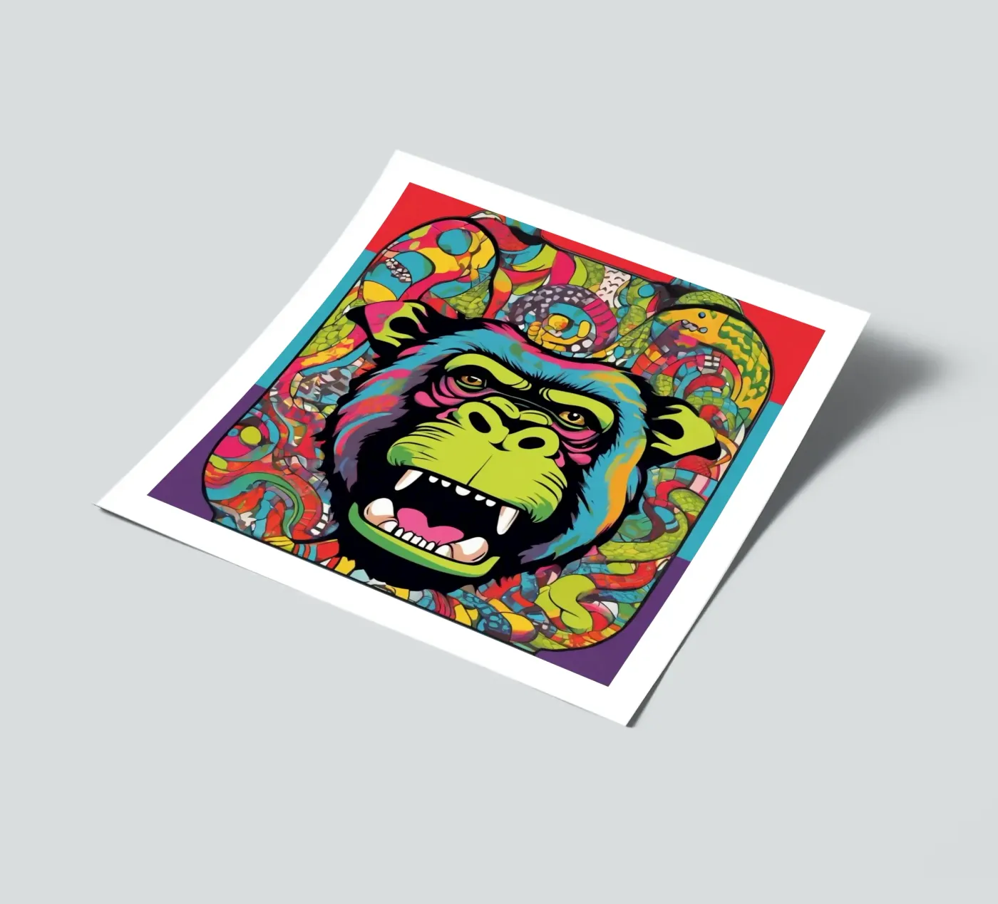 Monkey circus sticker sheet by CASTILO