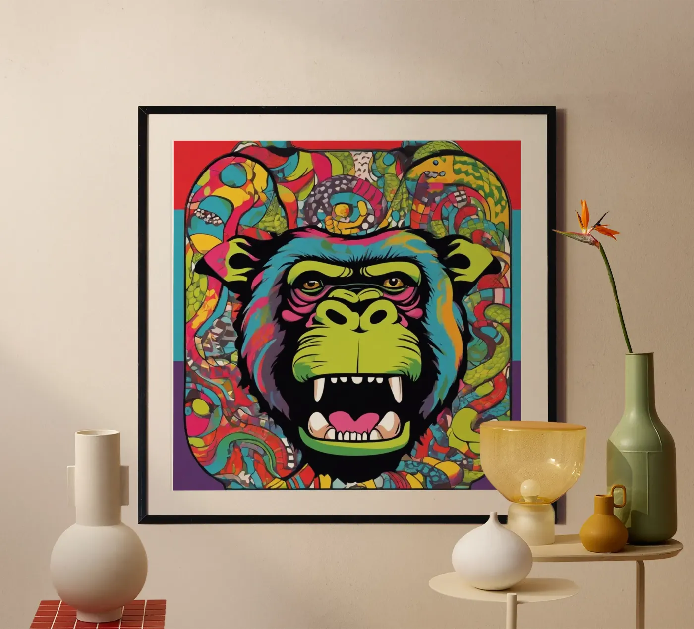 Monkey circus poster by CASTILO