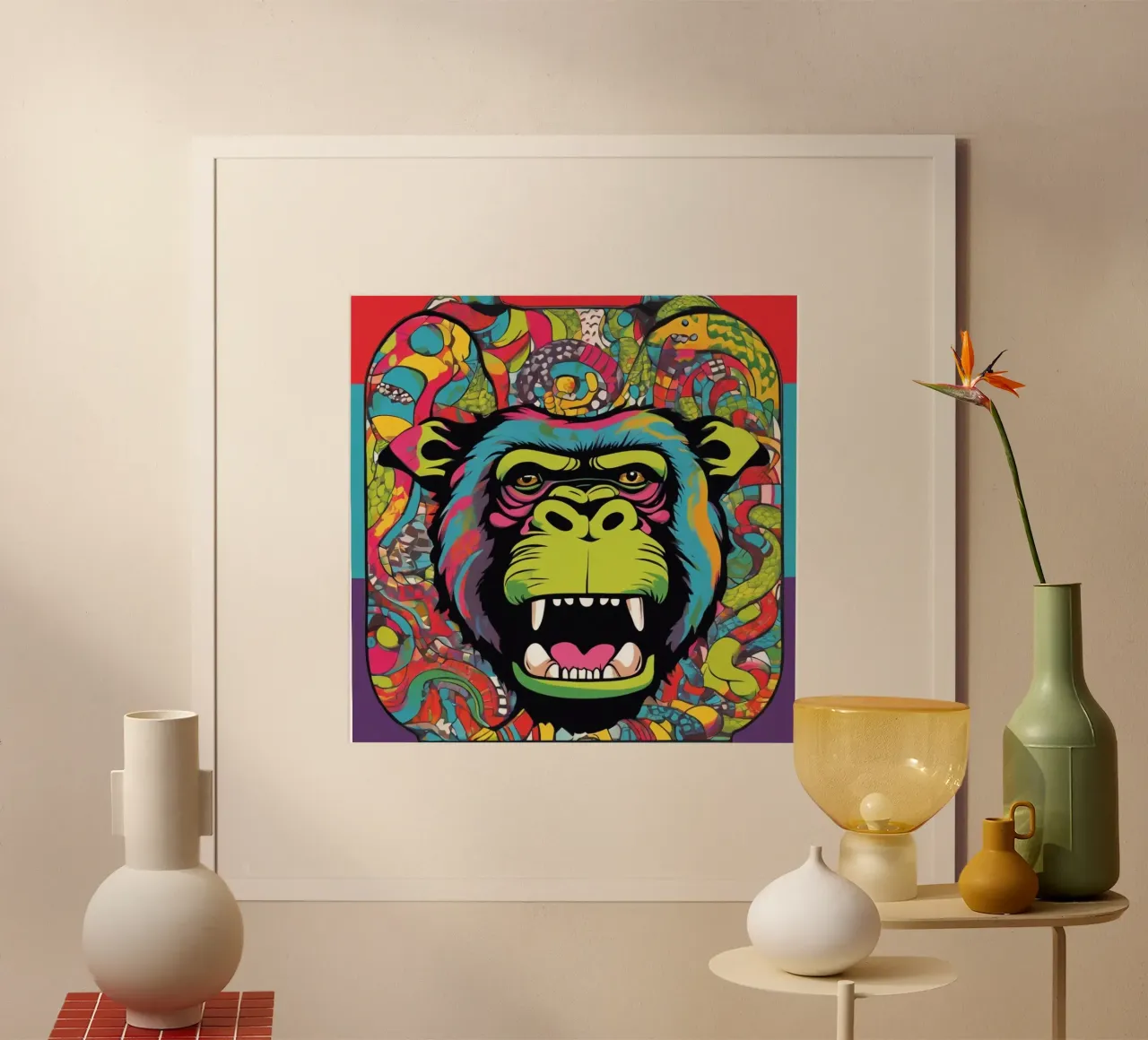 Monkey circus poster by CASTILO