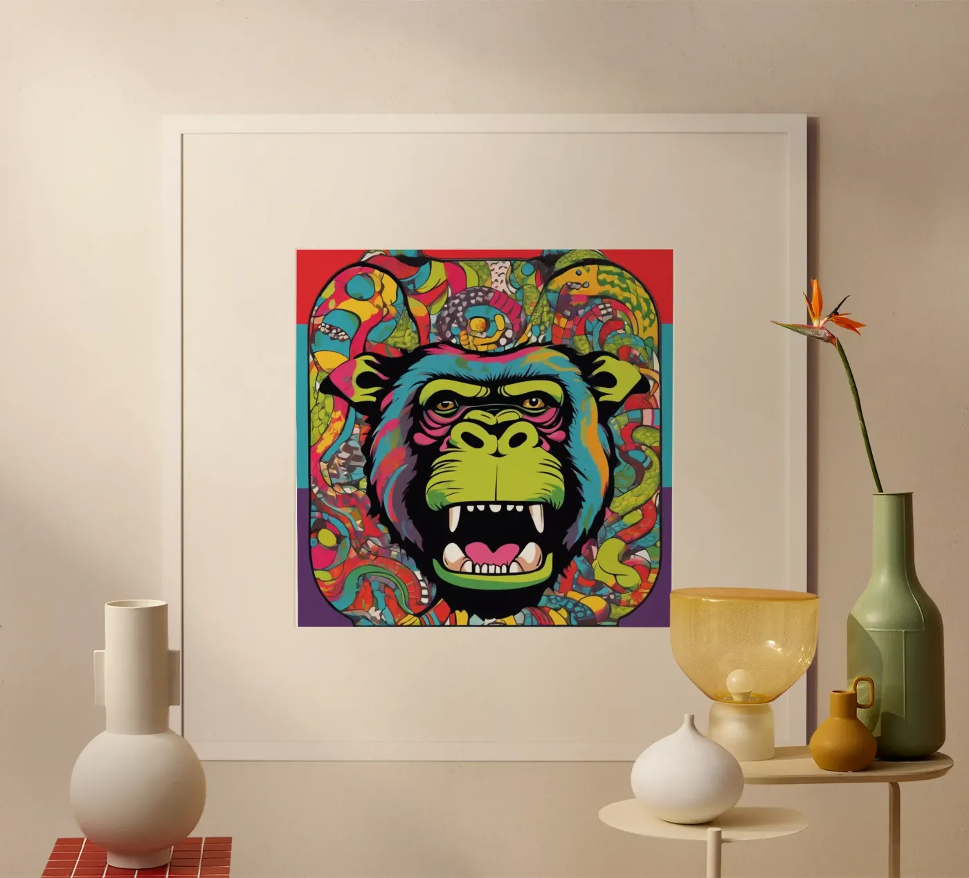 Monkey circus poster by CASTILO