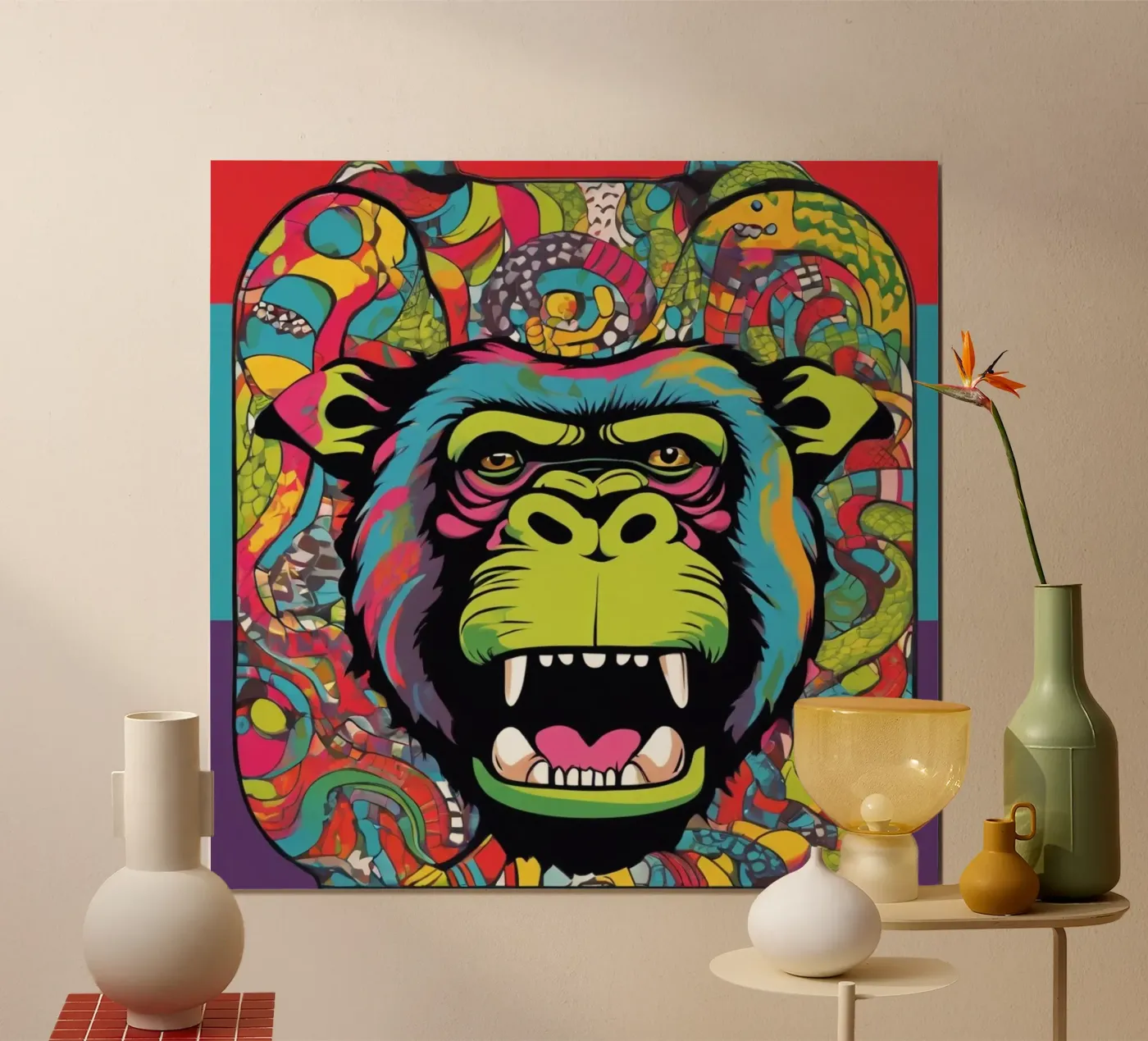 Monkey circus poster by CASTILO