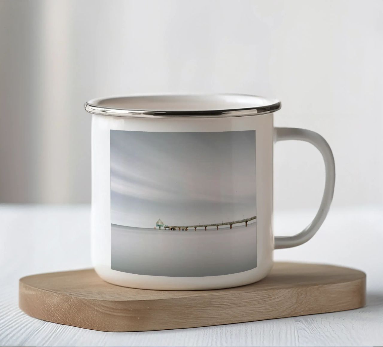 Zingst Pier Ii | Zingst 2021 tazza in smalto da Håggard Photography | Ronny Behnert