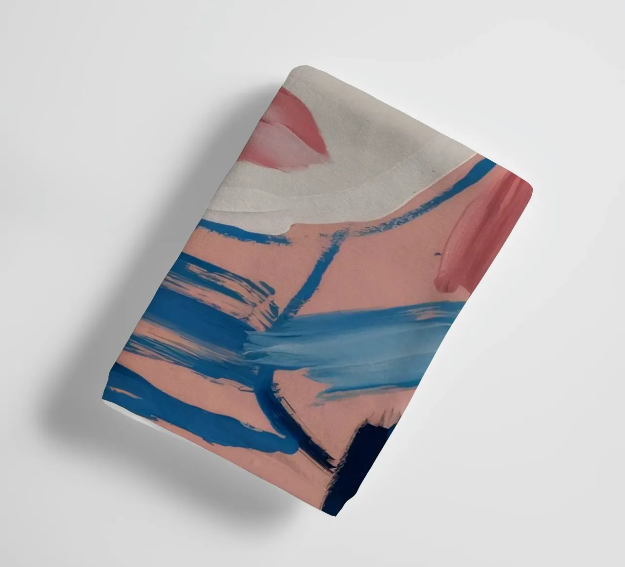 Gefragmenteerd abstract gezicht badhanddoek van Lunar Templar