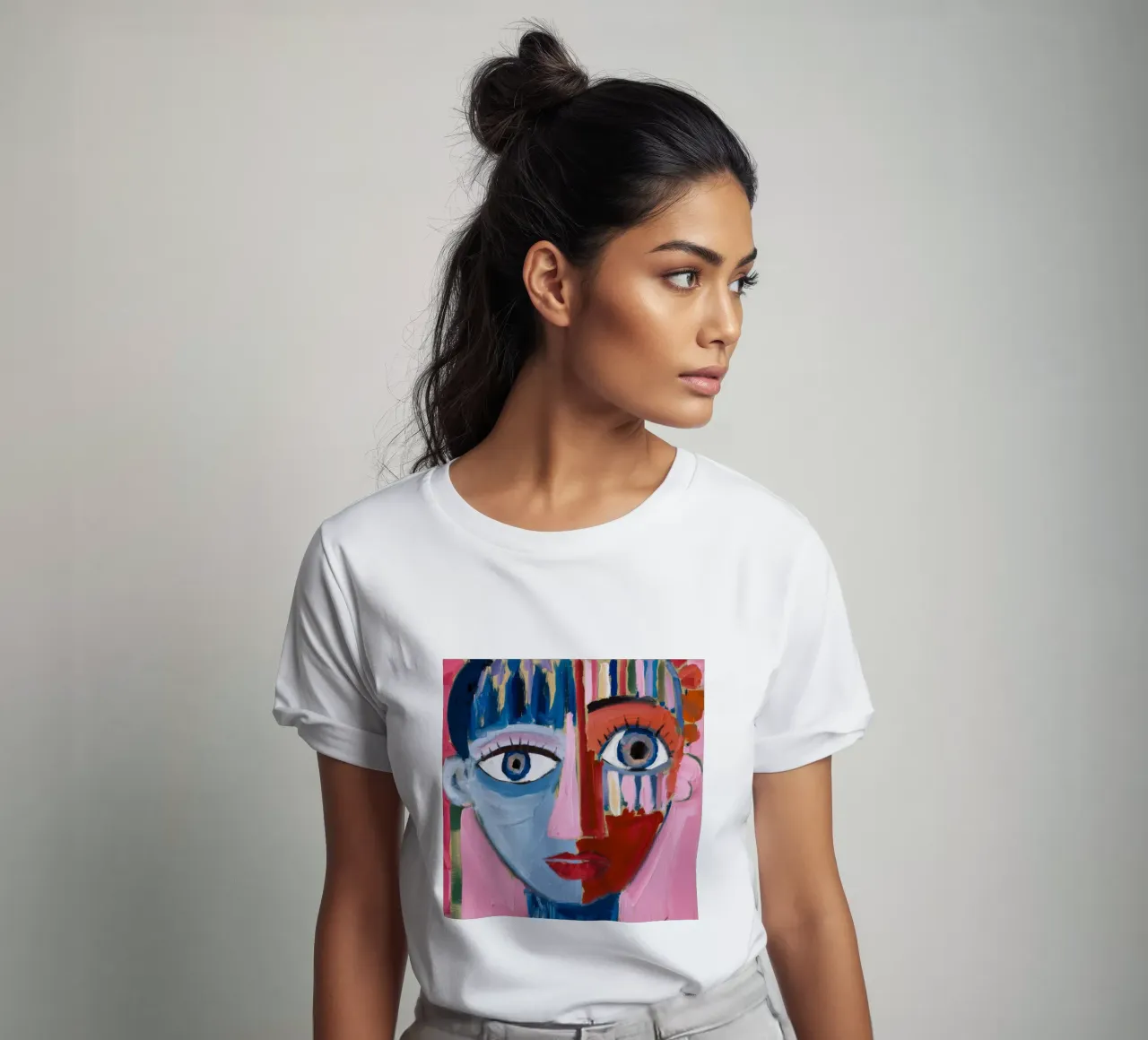 Dynamic Abstract Character t-shirt by Lunar Templar
