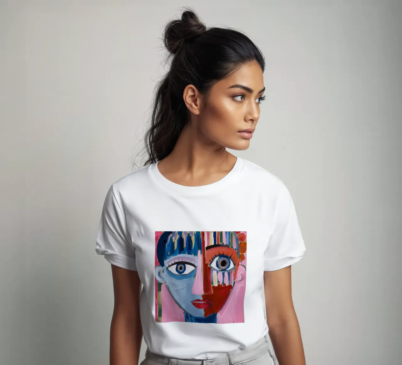 Dynamic Abstract Character t-shirt by Lunar Templar