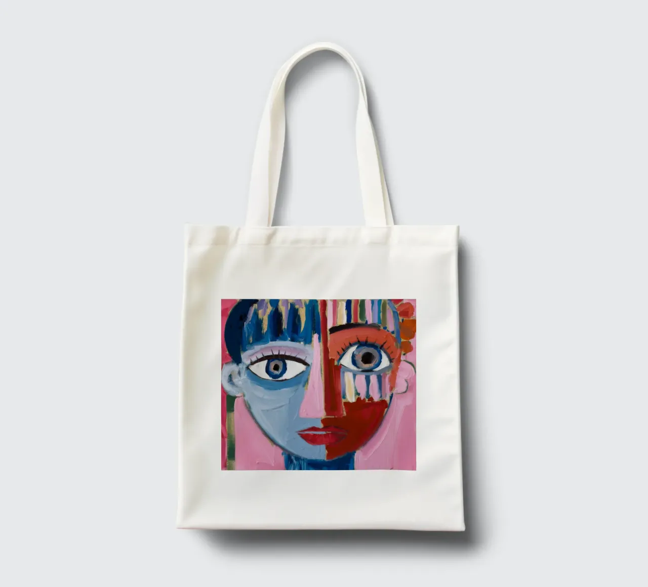 Dynamic Abstract Character tote bag by Lunar Templar