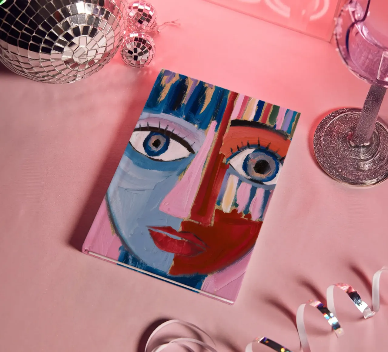 Dynamic Abstract Character notebook by Lunar Templar