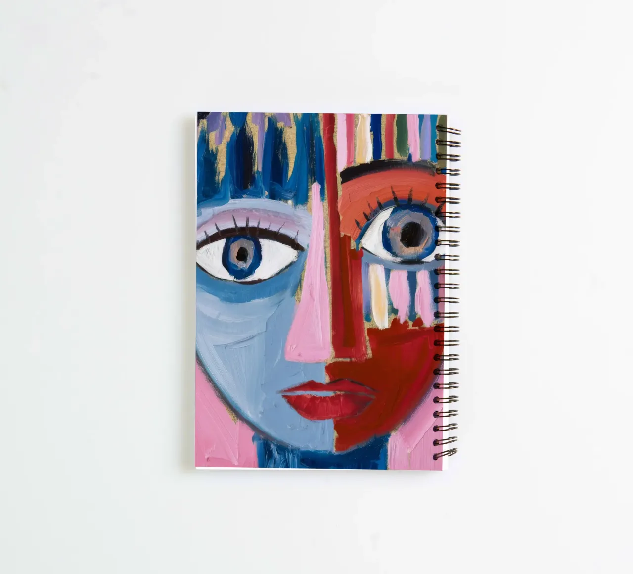 Dynamic Abstract Character spiral notebook by Lunar Templar