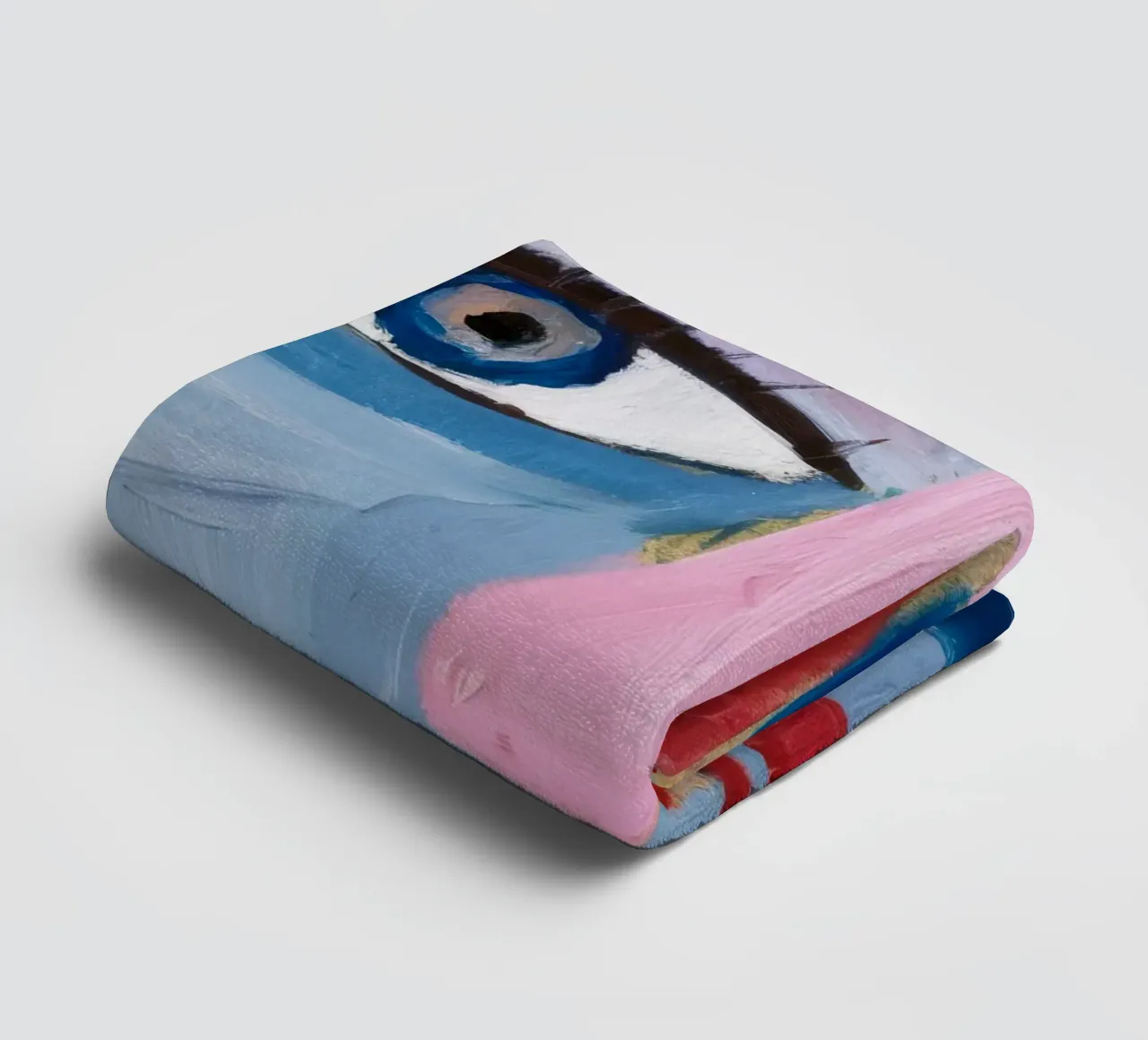 Dynamic Abstract Character towel by Lunar Templar