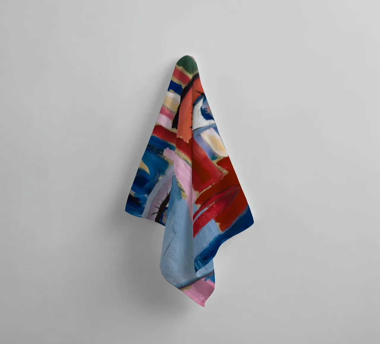 Dynamic Abstract Character towel by Lunar Templar